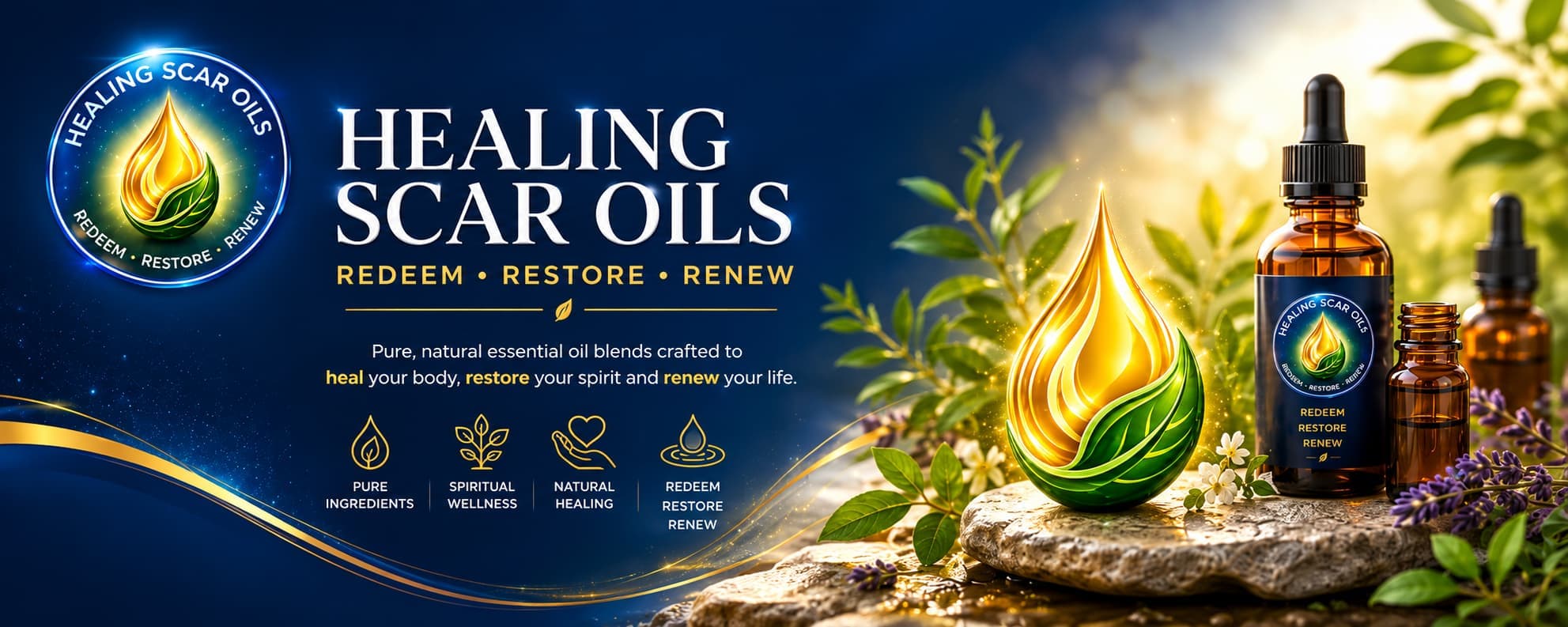 Healing Scar Oils — Redeem • Restore • Renew